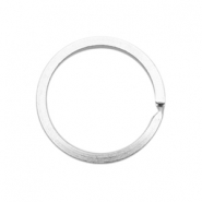 Sleutelhangers ring 25mm Antiek zilver