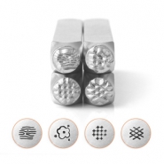 ImpressArt textuur stamps set serie 2 Zilver