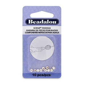 Beadalon Scrimps ovaal 3.5mm Silver