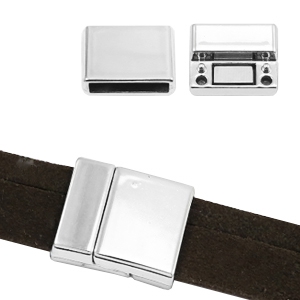 Magneet sloten basic quality metaal &Oslash;15x3mm Antiek zilver