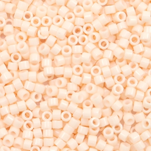 Miyuki kralen delica's 11/0 Opaque light peach
