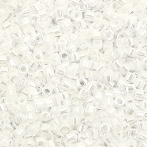 Miyuki kralen delica's 11/0 Ceylon white pearl DB-201