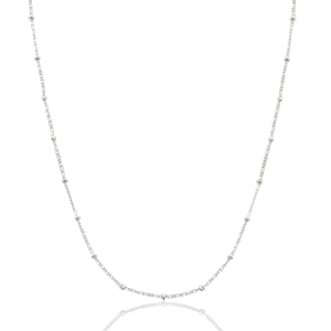 Roestvrij stalen (RVS) Stainless steel kettingen ball Silver