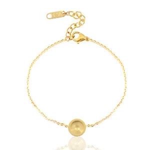 Polaris Steel armbandjes voor 7mm cabochon of Swarovski Elements 2088-SS34 Goud
