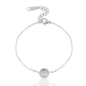 Polaris Steel armbandjes voor 7mm cabochon of Swarovski Elements 2088-SS34 Zilver