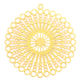 Hangers bohemian rond Goud (nikkelvrij)