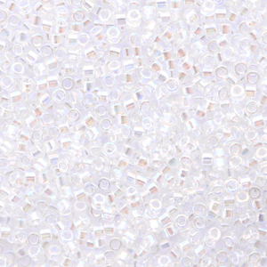 Miyuki kralen delica's 11/0 Transparent AB crystal DB-51