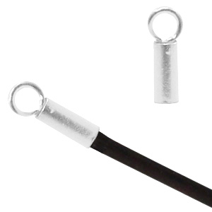 925 Zilver onderdelen eindkappen 1mm Zilver