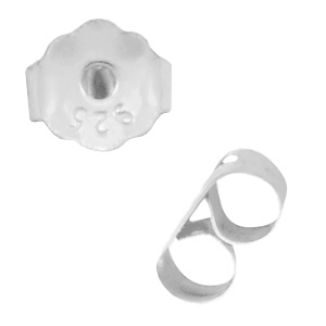 925 Zilver onderdelen oorbel stoppers Zilver