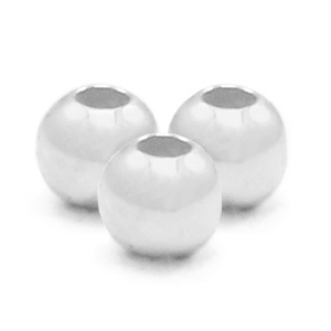 925 Zilver onderdelen knijpkralen 2mm Zilver