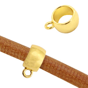 Basic Quality metalen ring met oog &Oslash;3.7mm Goud (nikkelvrij)