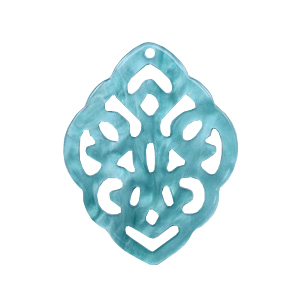 Resin hangers ruit barok Blue atoll