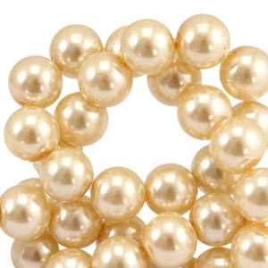 Top quality Glasparels 8mm Rich gold