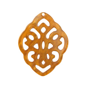 Resin hangers ruit barok Golden brown