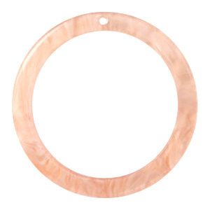 Resin hangers rond 35mm Peach pink