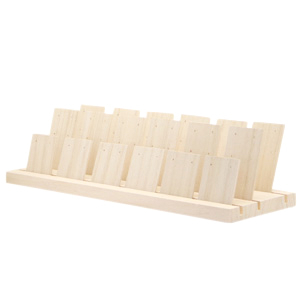 Sieraad display hout voor oorbellen Natural (natuurlijke kleur van het hout)