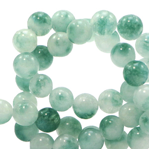 8 mm natuursteen kralen Eden green