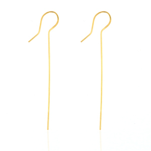 Roestvrij stalen (RVS) Stainless steel oorbellen Goud