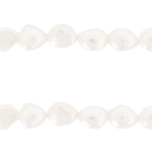 BQ Zoetwaterparels nugget ovaal 10x9mm Natural white