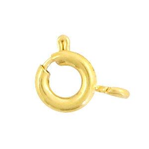 Roestvrij stalen (RVS) Stainless steel onderdelen boeislot 5mm Goud