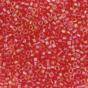 Miyuki kralen delica's 11/0 Fancy lined scarlet rose DB-2374