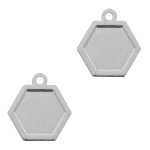 Hangers bohemian hexagon Silver