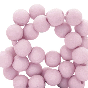6 mm acryl kralen matt Vintage lilac