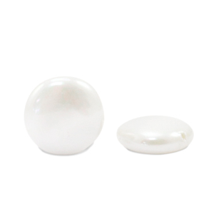 Schelp pearl shine kraal rond 12mm White