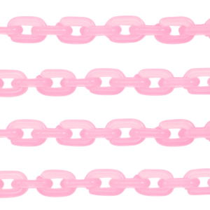 Acrylic chain 15mm Pink