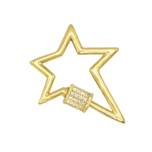 Zirkonia slot bliksem Gold