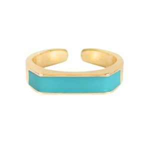 Musthave ringen enamel Blue-gold