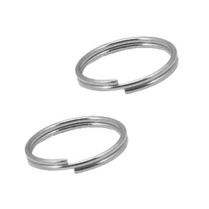 Roestvrij stalen (RVS) Stainless steel onderdelen splitring 10mm Zilver