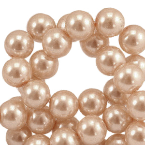 Glasparels 6mm Cream peach