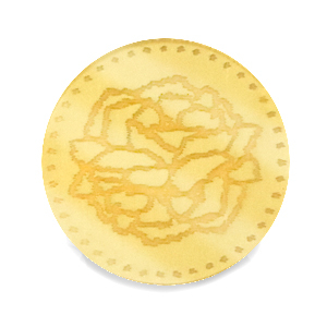 Plexx cabochons 20mm Birth flower January-Carnation Gold