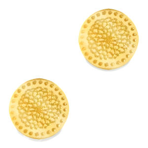 Plexx cabochons 12mm Birth flower November-Chrysant Gold