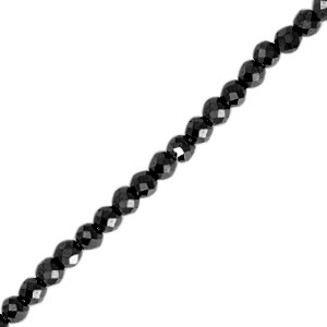 Hematite kralen facet 2mm Black