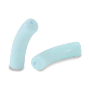 Acryl kralen tube Light blue