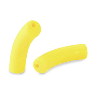 Acryl kralen tube Blazing yellow