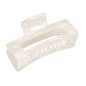 Haaraccessoires haarklem Pearl shine off white