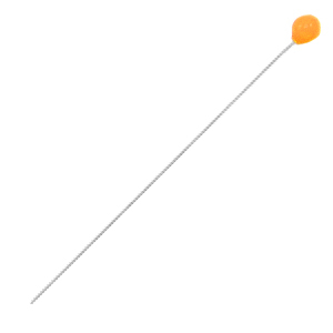 Onderdelen DQ metaal nietstift 52mm Antiek zilver-neon orange (nikkelvrij)