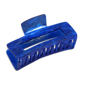 Haaraccessoires haarklem Cobalt blue marble