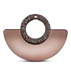 Statement hangers Metallic glitter copper