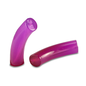 Acryl kralen tube Purple