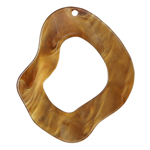 Resin hangers organic Harvest orange-brown