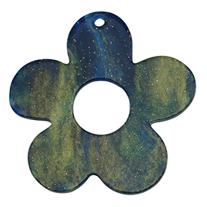 Resin hangers bloem glitter Multicolor galaxy