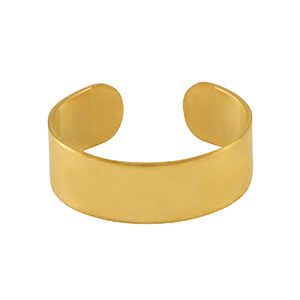 Roestvrij stalen (RVS) Stainless steel onderdelen ringen Gold