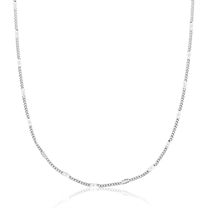 Roestvrij stalen (RVS) Stainless steel kettingen Silver