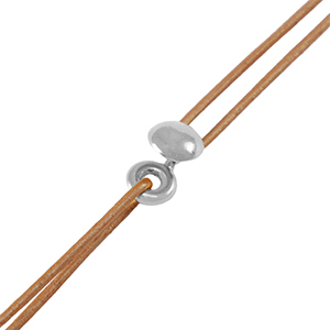 Onderdelen DQ metaal slot Antiek zilver (nikkelvrij)