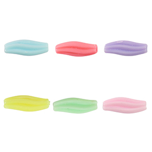 Acryl look kralen golf Multicolour pastel