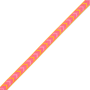 Lint met tekst arrows Pink-yellow